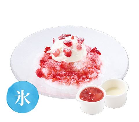 苺・ミルクグラニータ